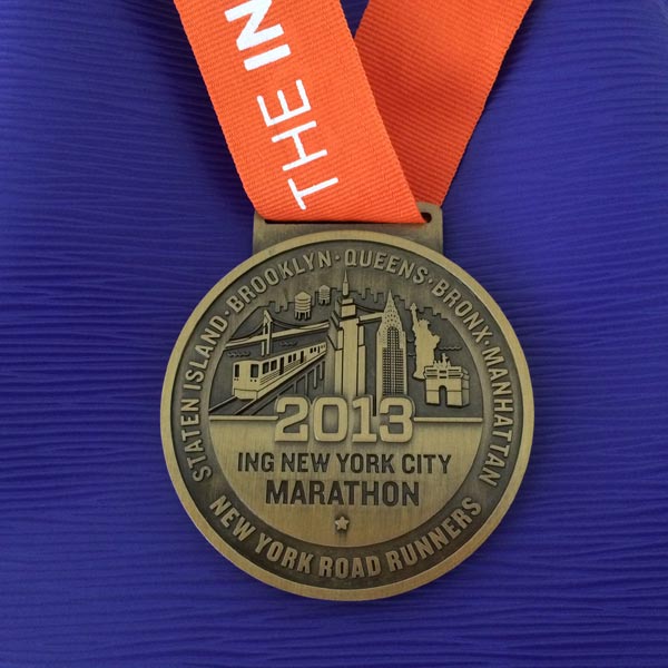 New York City Marathon 2013 medal